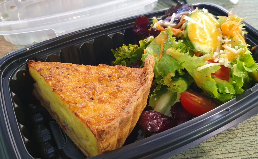 The quiche lived up to its reputation!