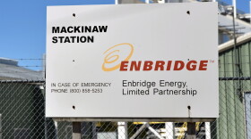  The proposed tunnel to house Line 5 would emerge next to the existing Enbridge Mackinaw Station near Mackinaw City, Michigan.