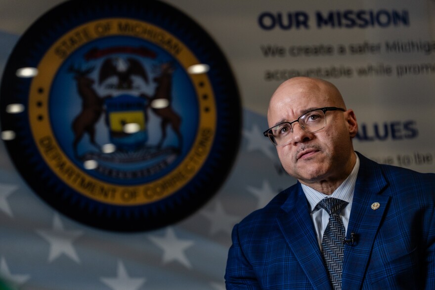 Jeremy Bush, deputy director for the Correctional Facilities Administration at the Michigan Department of Corrections, who says the state does have some strategies in the works for easing staffing shortages. (Photo: Adam Miedema/WCMU)