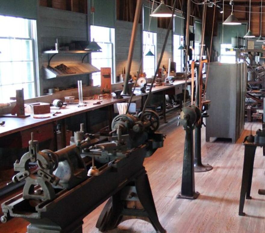 Inside the Edison botanical lab.