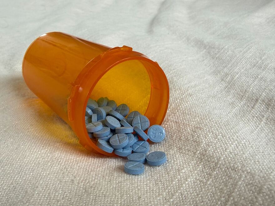 A prescription of Adderall for ADHD.