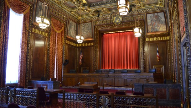 The Supreme Court of Ohio chamber.