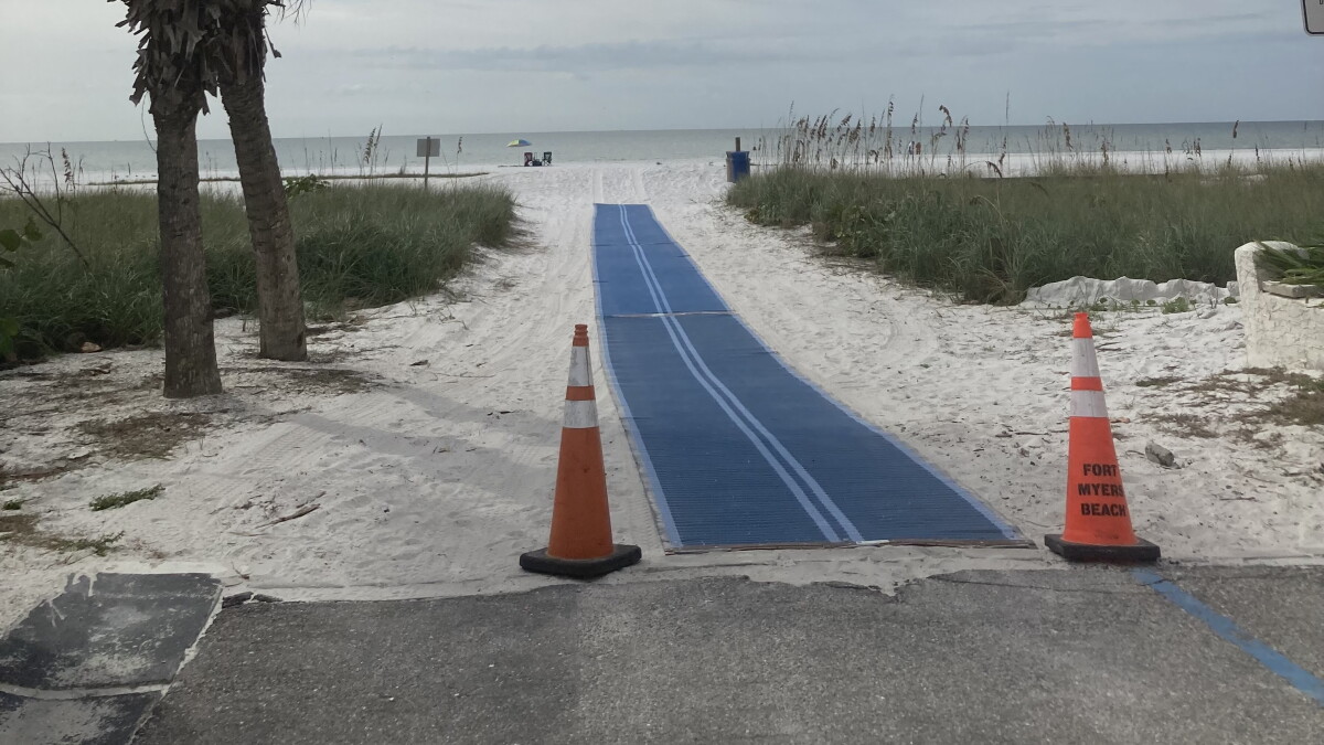 Wheelchair access mats reinstalled at four busiest beach access areas on Fort Myers Beach - Vimarsana News