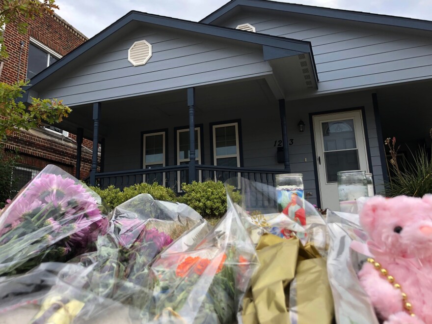 Bouquets of flowers and stuffed animals are piling up outside the Fort Worth, Texas, home of 28-year-old Atatiana Jefferson, who was shot to death early Saturday morning by a police officer.