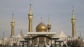 The shrine of Iran's revolutionary founder Ayatollah Khomeini is seen, just outside of Tehran, Iran. (Ebrahim Noroozi/AP)
