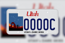 Utah's Dark Sky license plate supports dark sky initiatives at state parks.