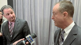 The Indiana House Republican caucus – led by Speaker Todd Huston (R-Fishers), left – seems to be a different page over tax cuts in 2022 than the Senate Republican caucus, led in part by Sen. Mark Messmer (R-Jasper), right.