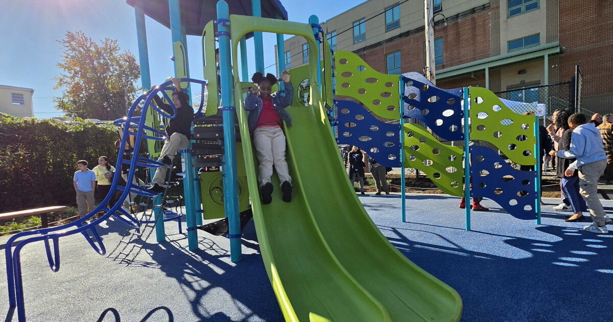'What our kids deserve': Second transformed schoolyard in Scranton opens to rave reviews from students who designed it