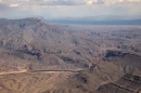 The Rio Grande cuts through the desert between the U.S. and Mexico as seen from an aerial view over Big Bend National Park on May 24, 2026.