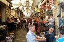 At an open market or "shuk" in Jerusalem, you'll find people from all over, including Mizrachi or Sephardic Jews who's more recent ancestors come from the Middle East, Spain or North Africa.