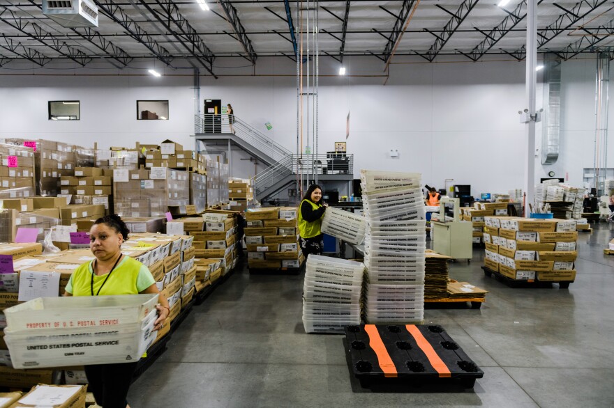 The company's 90,000-square-foot facility in Phoenix is already bustling and things are expected to get a lot busier this year with increased demand for mail-in ballots .