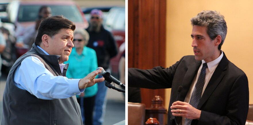 J.B. Pritzker and Daniel Biss