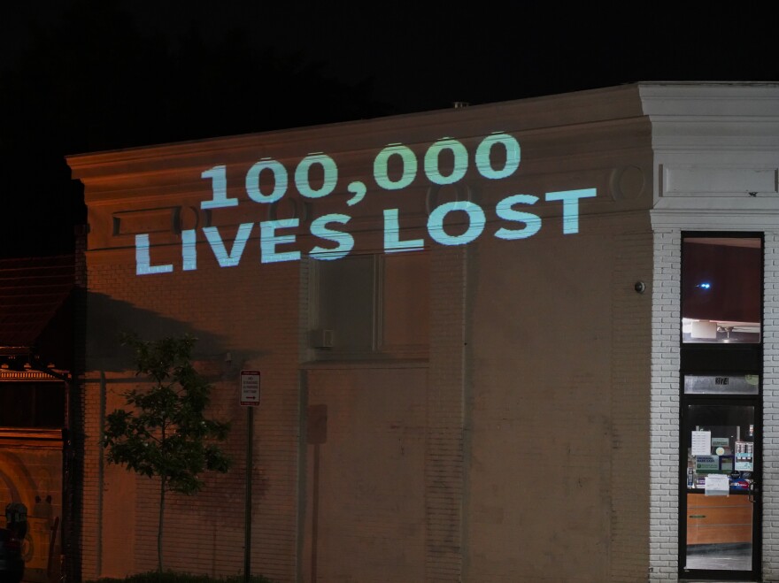 Duncan Meisel, creator of the Covid Memorial project, says "I think it's harder to protect each other when we don't have a shared sense of what we've lost."