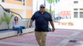 Brett “Mac” McClafferty arrives at Superior Court September 3 on St. Thomas.