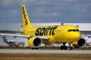 FILE - A Spirit Airlines Airbus A320 prepares to take off from Fort Lauderdale-Hollywood International Airport, Jan. 19, 2021, in Fort Lauderdale, Fla.