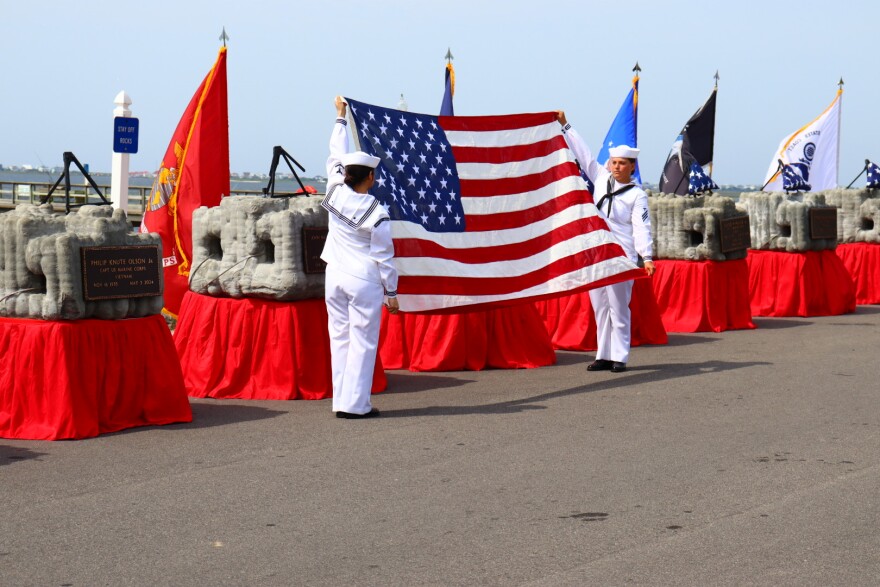 Each veteran was celebrated with full military honors, including an honor guard representing every branch of service.