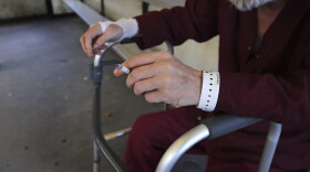 The VA banned smoking at all its grounds nationwide starting Oct. 1, a welcome move by health-conscious veterans but not by others who enjoy a smoke between appointments. (Charles Krupa/AP)