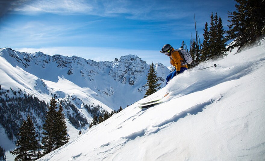 ski, skiing, Colorado, snow