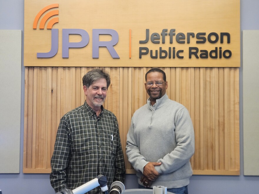 Steve Wise, Executive Director of the Southern Oregon Conservancy joins Mike Green, host of the Jefferson Exchange in the JPR studio on Oct. 9, 2025.
