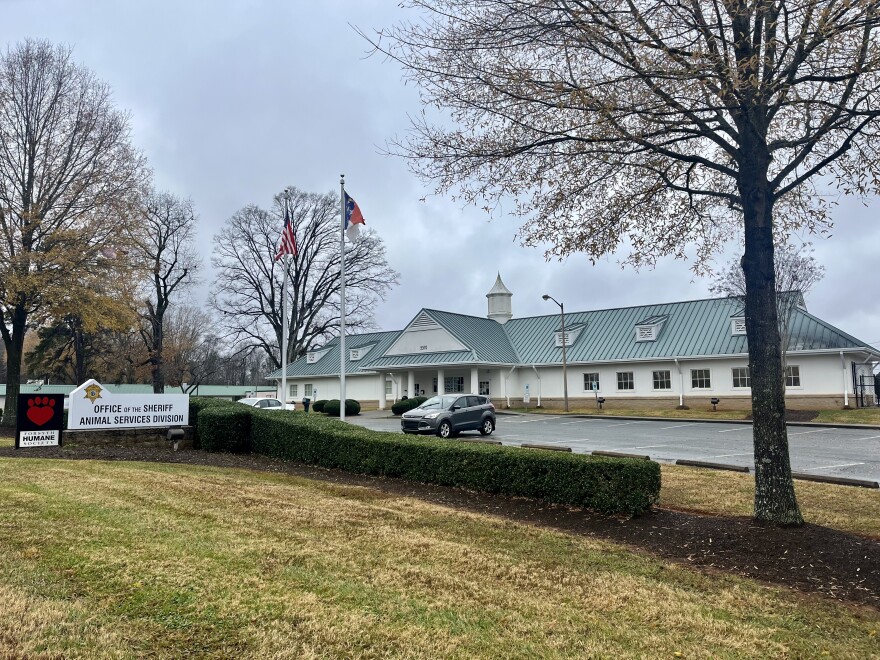 The Forsyth Humane Society has operated the county's Strumer Park Circle animal shelter since 2018. APRIL LAISSLE/WFDD