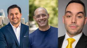 Three white men