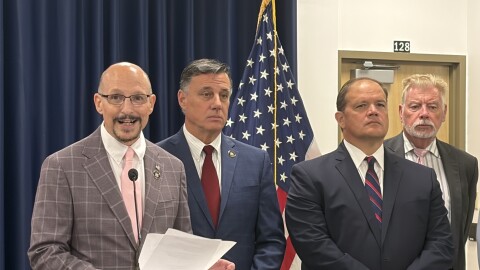 NYS Sen. Dean Murray (R-Patchogue) unveiled a pair of bills to crack down on Medicaid fraud.