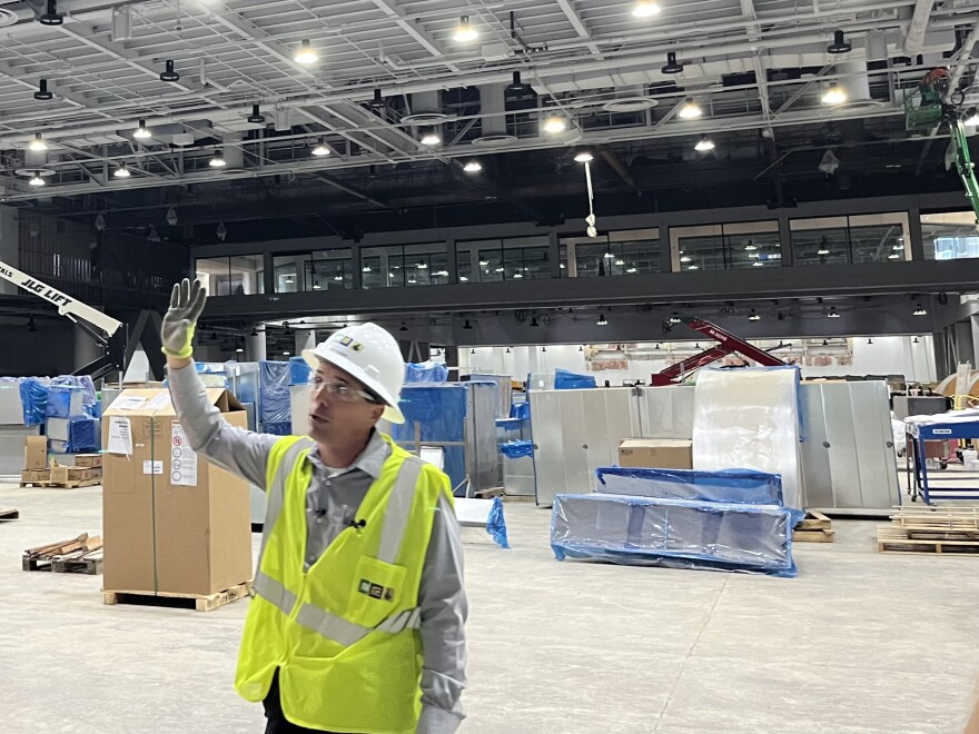 The Duke Energy Convention Center is undergoing renovations.