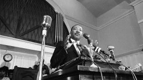 Students say they want to hear about Black leaders beyond the more well-known historical figures like Martin Luther King, Jr., pictured here in Atlanta in 1960.