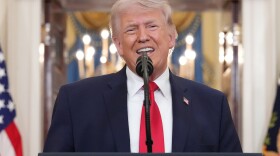 President Donald Trump speaks about the Iran war from the Cross Hall of the White House on Wednesday, April 1, 2026, in Washington.