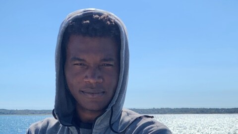 Turenne, who was born in Haiti, spent time in the Massachusetts child protection system. (Photo from 2019)