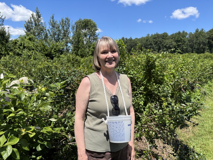 Patricia Passannante looks forward to blueberry season every summer.