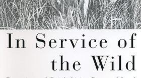 a book cover with praire and it says "in service of the wild"