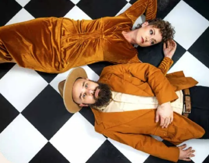 The musical duo Goldpine