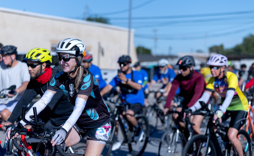 The annual Mayor’s International Bike Ride brought together community members from across the region to cycle from Yuma, Arizona, across the U.S.-Mexico border into San Luis, Mexico.