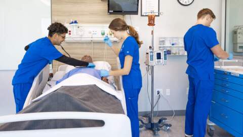 Nursing students at Joyce University. (Joyce University/AP)