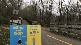 Signs posted along Constitution Trail