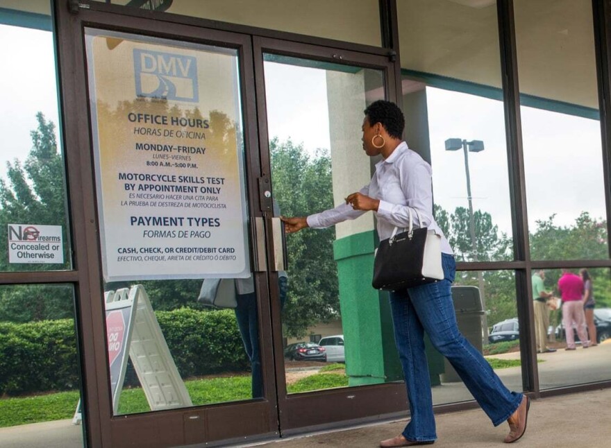 Seventeen North Carolina counties do not have a DMV office. Photo courtesy of NC DMV.