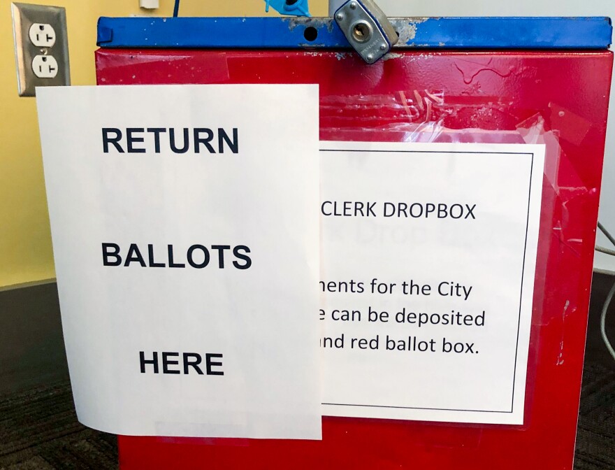 ballot drop off box