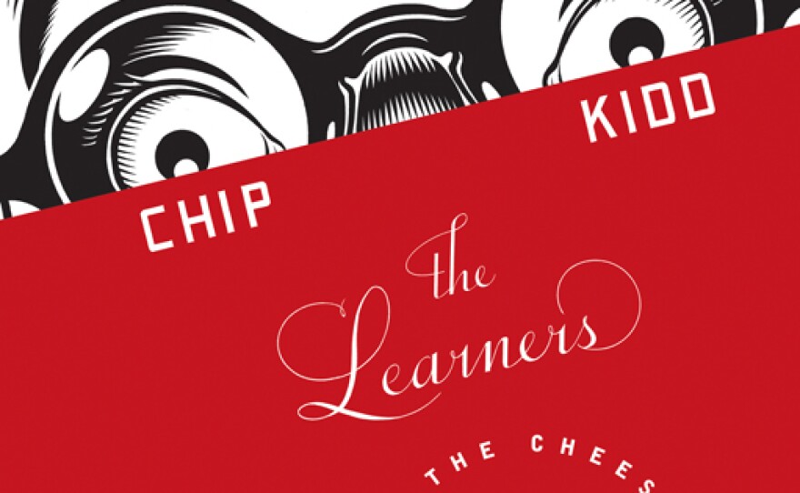 The Learners by Chip Kidd: "Since the narrator is essentially me, the cover is a kind of self-portrait — only I'm a terrible draftsman. So I hired the cartoonist and illustrator Charles Burns to draw it, and Chris Ware did the lettering. This is really intended to be 'The Scream' as rendered by two of the best contemporary artists in America."