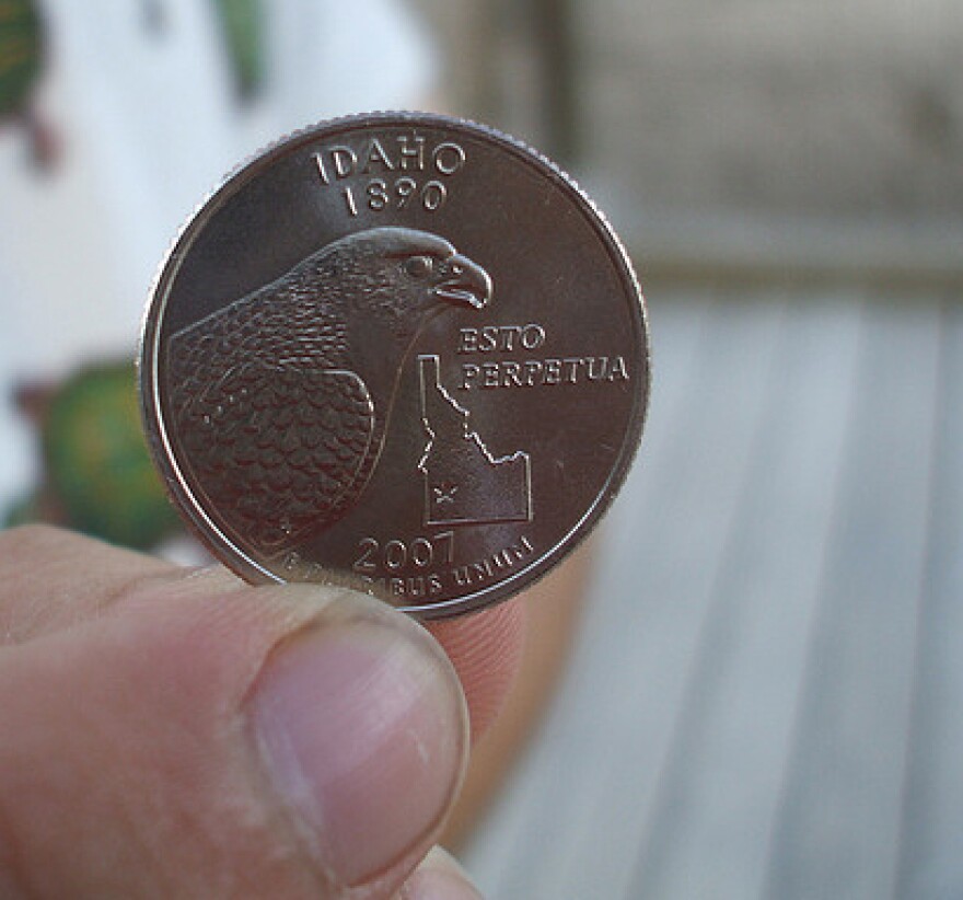 Idaho quarter, coin toss