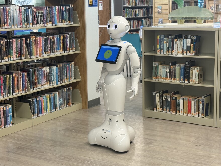 Pepper the robot made its big debut at a East Honolulu library.
