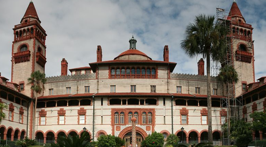 Flagler College's Ponce De Leon Hall.