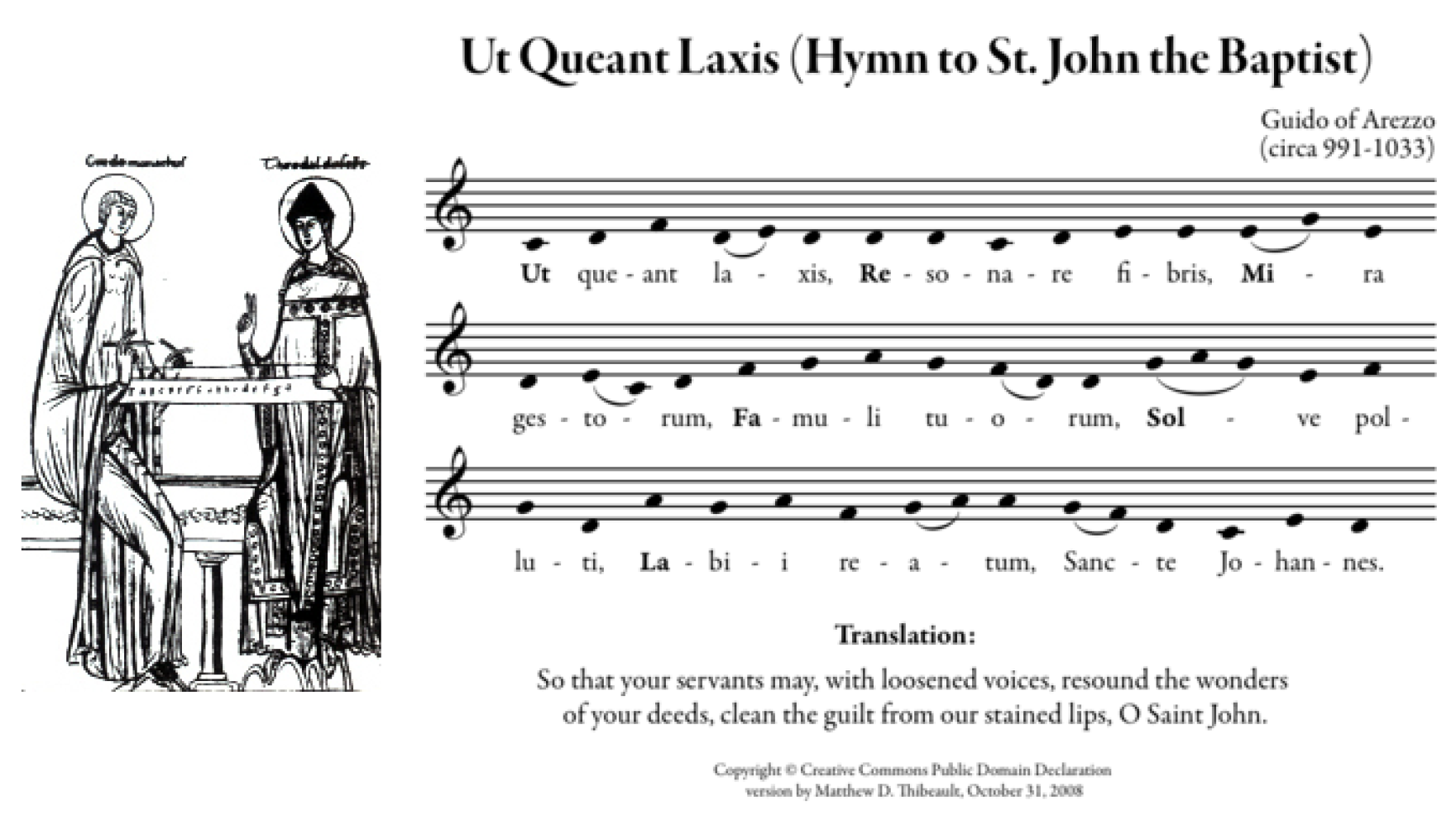 Timeline 004 Guido Of Arezzo And The Solfege System Vermont Public