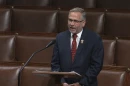 U.S. Rep. Mike Bost, R-Ill., speaks at the U.S. Capitol in Washington. He is one of three Illinois GOP members of Congress expressing concerns about the state’s integrity and accuracy of its voter rolls.
