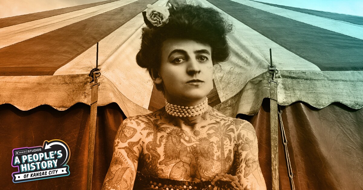 This Kansas farm girl ran off to join the circus and changed the tattoo world forever