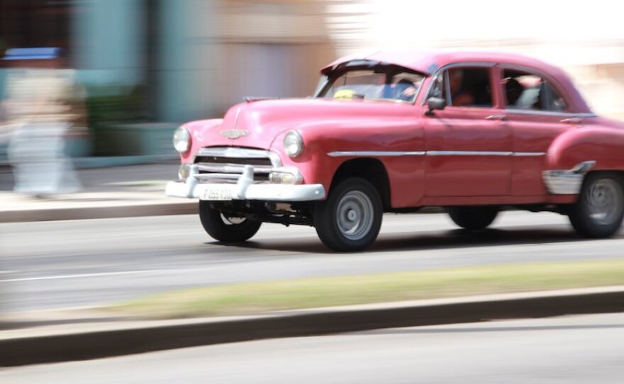 Known for re-use of old cars, here's an old Chevy in Havana