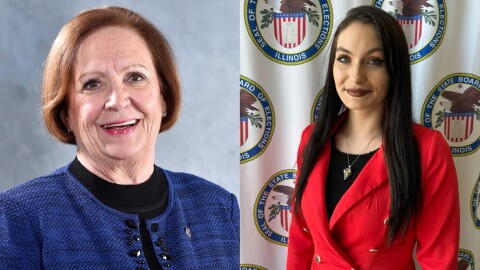 Norine Hammond (left) and Bailey Templeton.