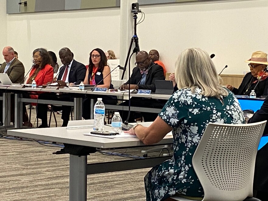 The CMS school board and Mecklenburg County commissioners held a joint meeting June 7 to launch budget mediation.