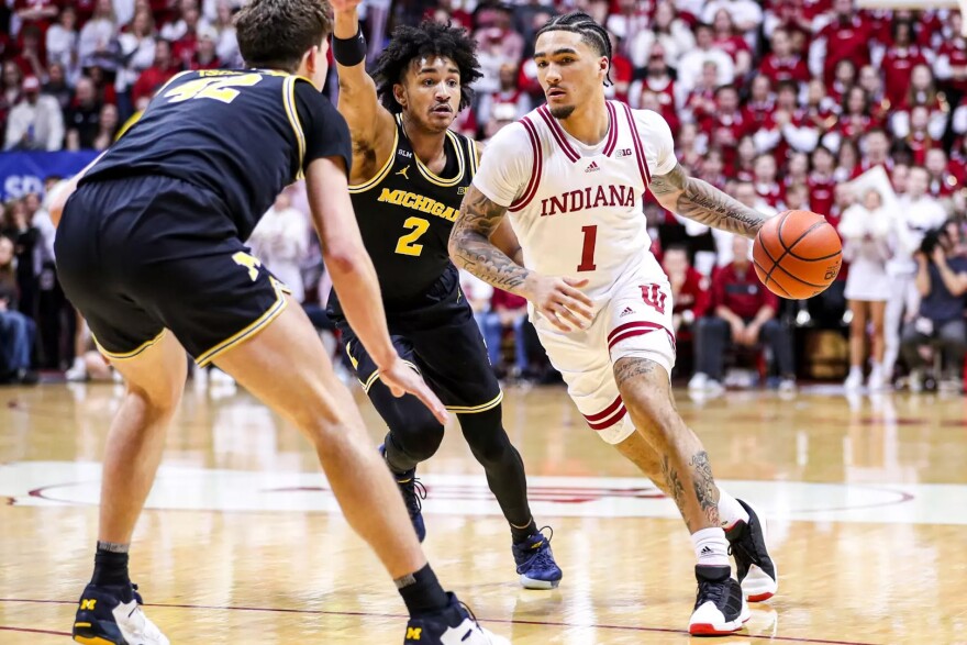 Indiana's Jalen Hood-Schifino was the Big Ten's Freshman of the Year.