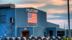 Nucor will use the federal grants to build a marine terminal similar to the one at its Gallatin location in Kentucky shown here.